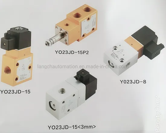 Pet Bottle Blowing Machine Spare Part, Pneumatic, High Pressure Pneumatic Valve  Y023jd-15