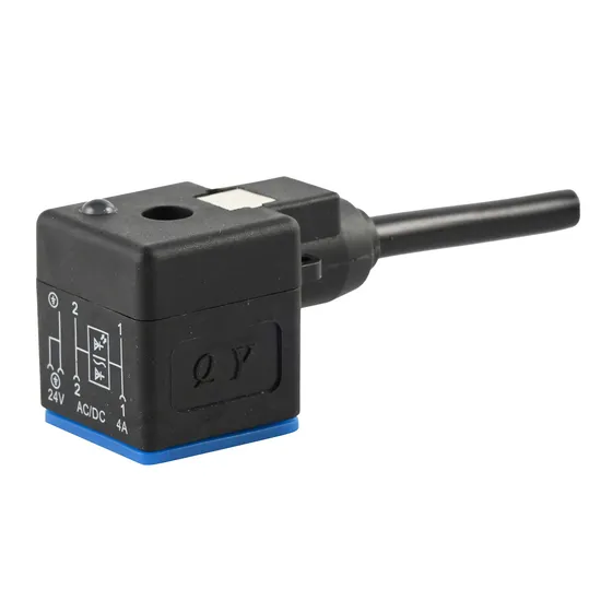Solenoid Valve Connector DIN43650A with Moulded Cable IP67