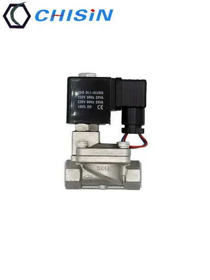 Slp Pilot Operated Solenoid Valve--Threaded Link--Stainless Steel--DN15-DN50--Voltage Optional--Customizable