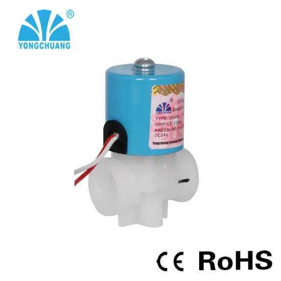 Yongchuang Driect Acting Small Plastic Solenoid Valve for RO Stystem