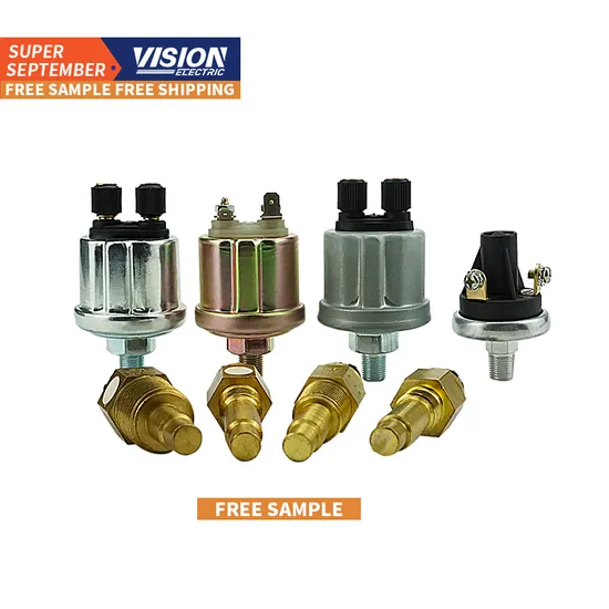 1/8 NPT 0-10 Bar Engine Sender Vdo Oil Pressure Sensor with Warning Contact 360-081-032-014c for Generator