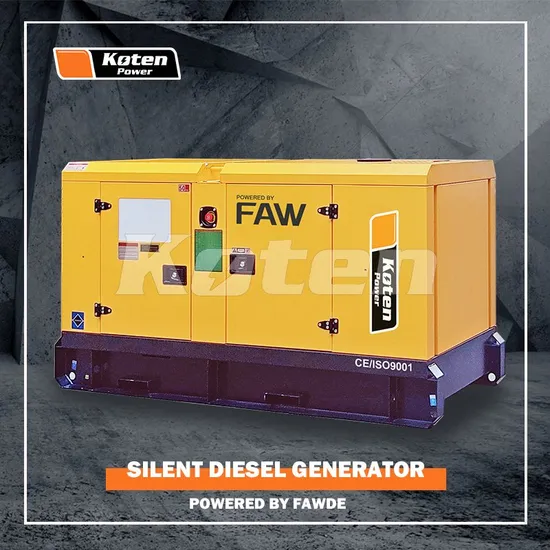 Koten 50Hz 400V Fawde Series 12kw 15kVA Portable Electric Silent Diesel Engine Power Generator