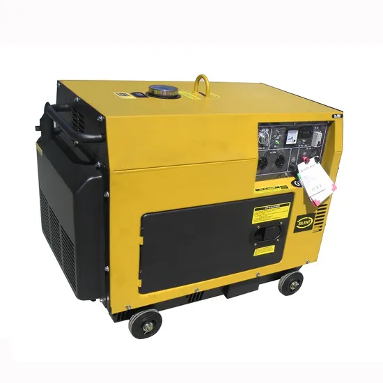 Beautiful Appearance 50HZ 7KVA 7KW 7000W Silent Diesel Generator