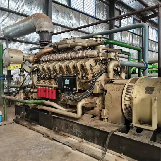 Jichai 1000kw Continuous Output Biogas Generator Set for Energy Project