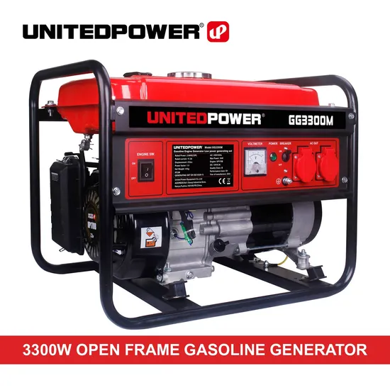 Factory Gasoline Engine 3kw Portable Petrol Open Frame Generator