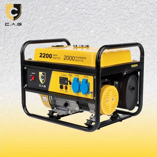 2000 Watt Generator 2000W 2kw 50Hz 220V Gx160 Engine Portable Petrol Electric Generator