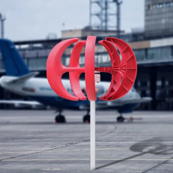 400W 12V/24V Vertical Axis Wind Energy System Red Lantern Wind Turbine