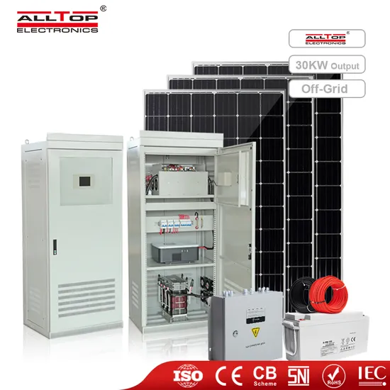High Frequency Energy Saving Pure Wave Solar Panel Solar Inverter PV Power Solar Generator 30kw for Home Use