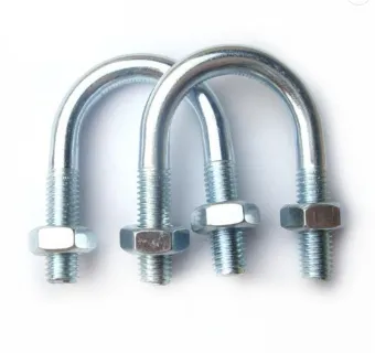 China Supplier Carbon Steel Zinc Plated U Bolts with Nuts