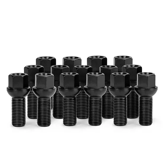 Fastener/Screw Wheel Lug Bolt Black Shank 28mm for Audi