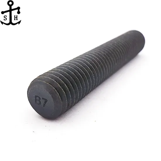 Double End Stud Bolt Customized DIN975 DIN976 Ifi136 ASTM A193 Galvanized Gr 4.8 8.8 B7 Coarse Fine Thread Rod Stud Bolts Screws