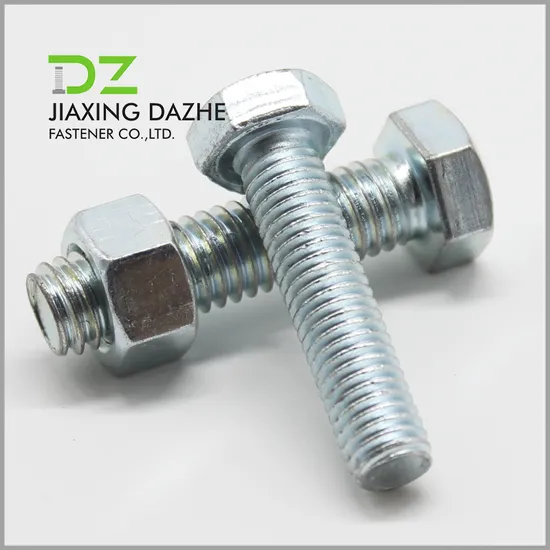 Step Bolt Fasteners Bolts Stainless Steel Carriage Bolt Hex Bolt with Nuts