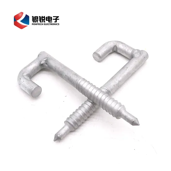 7/16" Dia 4 3/4" Long Hot DIP Galvanized J Hook Drive Hook