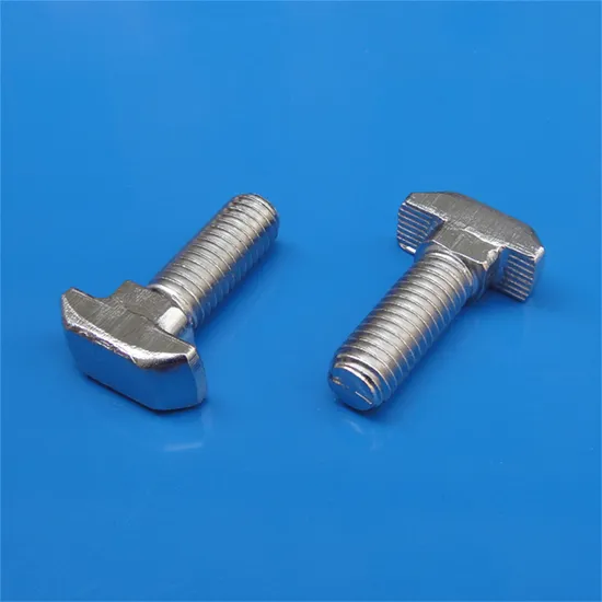 T-Bolt for Aluminum Profile Slot 8/10 Hammer Head, T-Bolt Nut