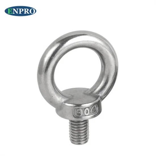 M3 M4 M5 M6 M8 M10 DIN 580 Stainless Steel 304 316 Lifting Eye Bolts