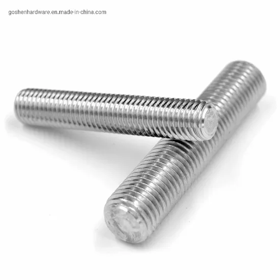 Stainless Steel SS304 or SS316 Thread Rods A2 A4 DIN975 M2-M52 Stud Bolt Threaded Rod