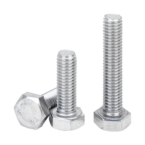 Manufacturer′s Hardware Accessories Stainless Steel High Strength Hex Head Bolts DIN933 Made in China Hex Bolts
