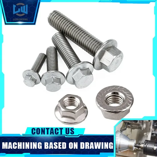Longwang Factory M5 M6 M8 Screws Stud Bolt 303 304 316 Stainless Steel Fastener