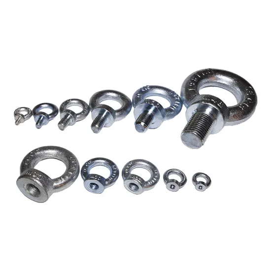 Galvanized Eye Bolts M6-M64 Forged From Carbon Steel