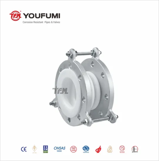 PTFE Bellow Compensator Expansion Joint with A105 Flange