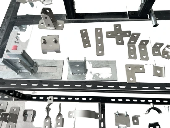Strut Channel Fittings with Electro Galvanized and HDG Finish for Strut Support System