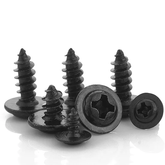 Fastener DIN968 Round Head with Pad Self-Tapping Screws Pan-Head Screws Phillips Self-Tapping Nails