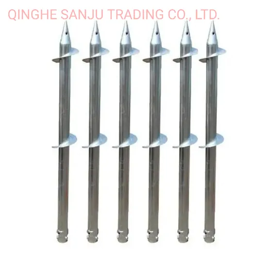 Solar Mounting Ground Screw Pile Anchor/HDG Screw Pile/Photovoltaic Pile