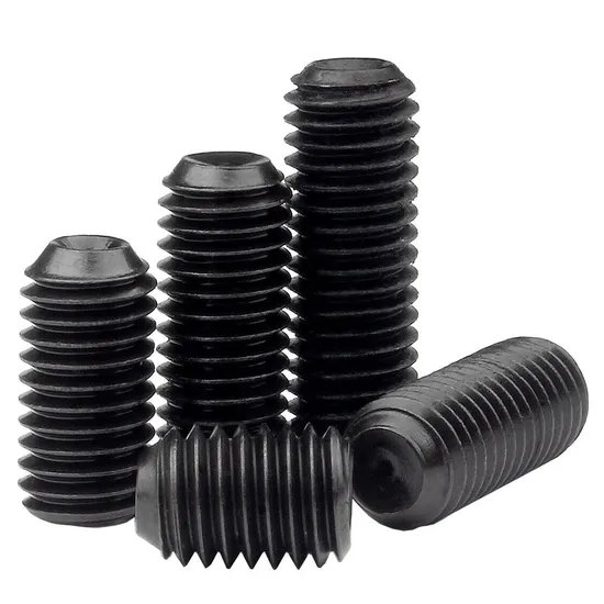 Carbon Steel Black Oxide Knurled Cup Point Grub Blind Set Screw Carbon Steel Black Oxide Knurled Cup Point Grub Blind Set Screw