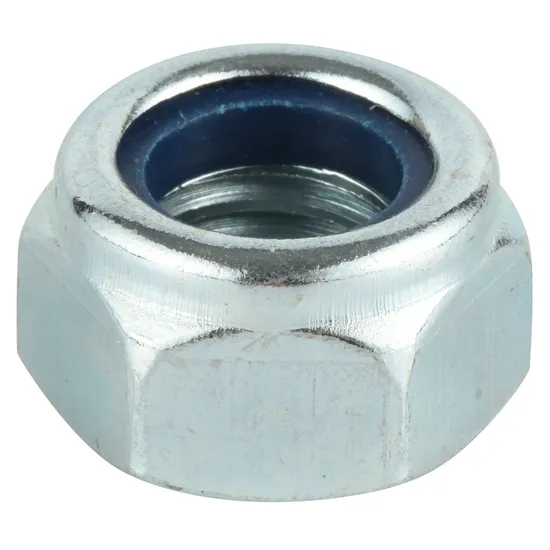 DIN985 Carbon Steel M10 Hex Head Nylon Lock Nut with Zinc Plated