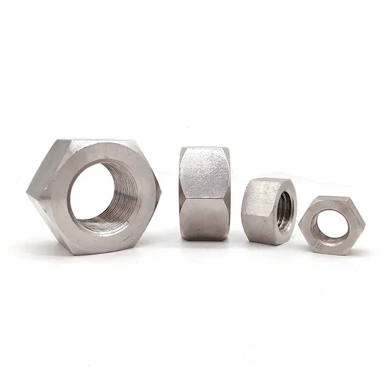 Stainless Steel 304 316 DIN934 Uni5587 Heavy Hex Hexgon Head Nut