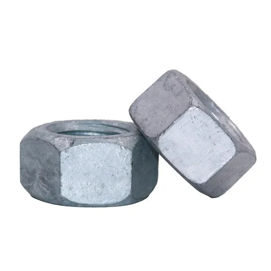 ASTM A563 Hot DIP Galvanized HDG Carbon Steel Heavy Hex Nut