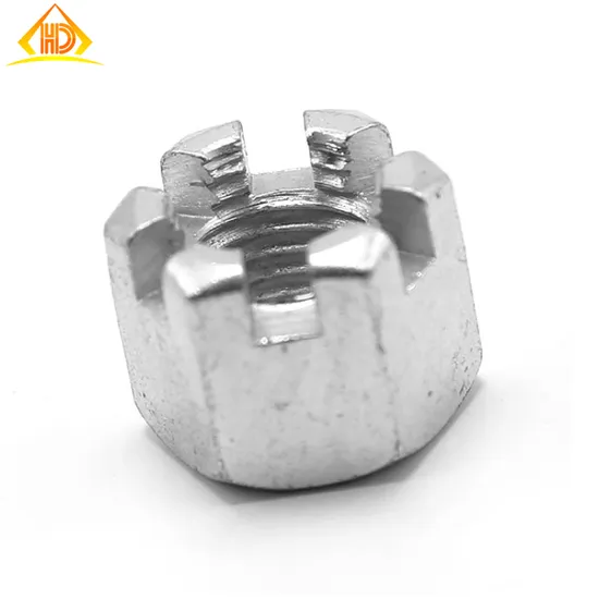 Stainless Steel A2 A4 Hex Slotted Castle Nut