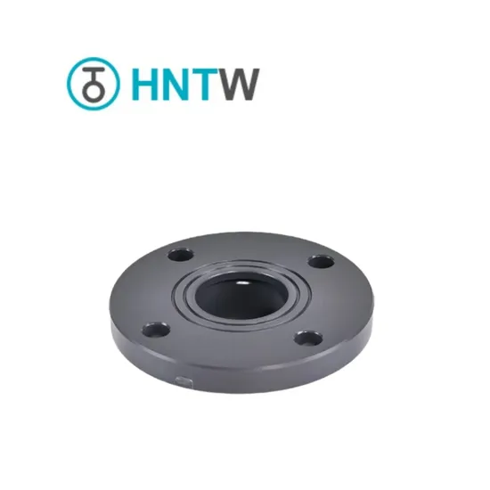 DIN Sch80 Industrial Grade PVC Plastic One-Piece Flange