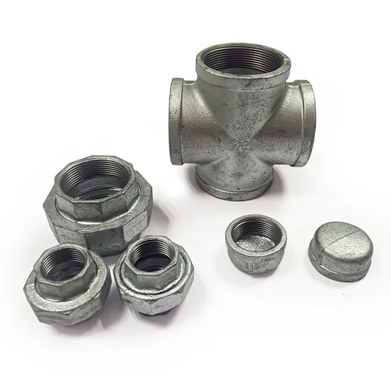 Male or Female Hot-Dipped Galvanized Tee Elbow Union Water Delivery Thread Malleable Iron Pipe Fittings