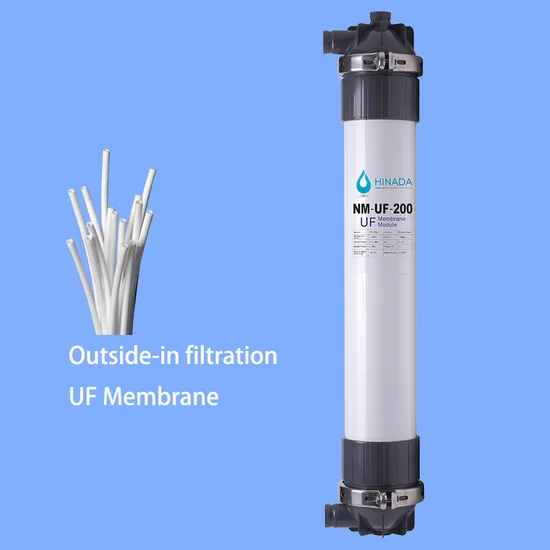PVDF Outside-in UF-200 Ultrafiltration Membrane for River Water Treatment