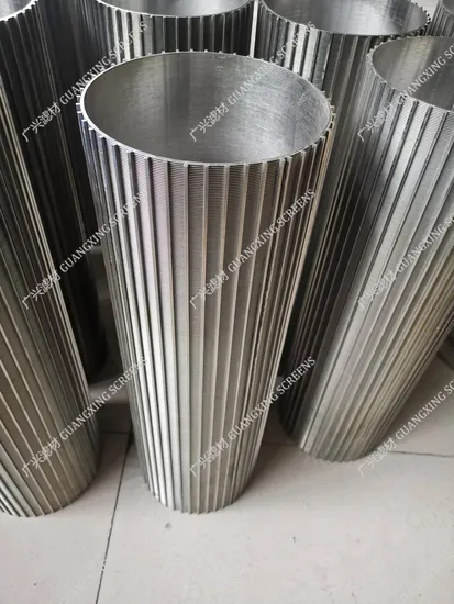 Water Backwash Selfcleaning Filter Externally Internal Fed Rotary Drum Cylindrical Cartridge Basket Johnson Strainer Trommel Sugar Mill Wedge Wire Screen