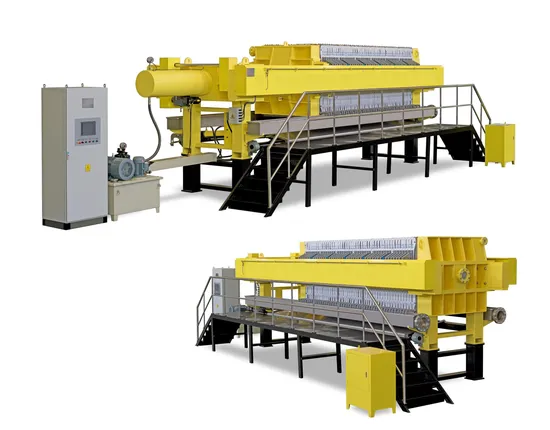 Leabon Automatic Frame Pressing Filter Cloth Washing Membrane Hydraulic Filter Press Price