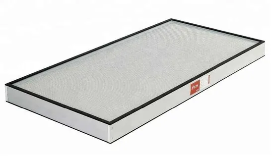 Customized Size Pleated Glass Fiber Aliuminum F9 H11 H13 H14 HEPA/ULPA Hospital Cleaning Room Air Showers Fan Filter