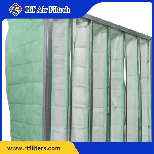Synthetic Fiber Media F5-F9 Bag Air Filter Alu Frame