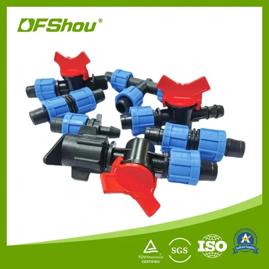 Agricultural Drip Irrigation POM 16mm Drip Tape Fittings Connector Bypass Valve and Fittings Other Watering & Irrigation