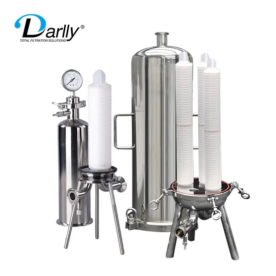 Sanitary Design Multi-Round Stainless Steel 316L Filter Housing with Electropolished / Mechanical Polishing Finished