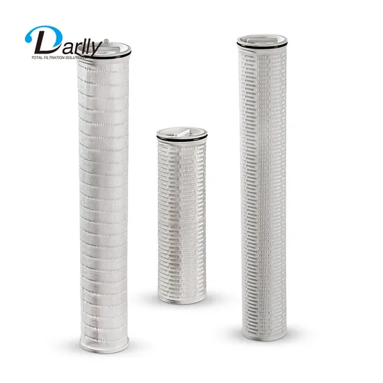 Mill PP Depth Pleated 5 Micron High Flow PP Filter Cartridge for Prefiltration of RO