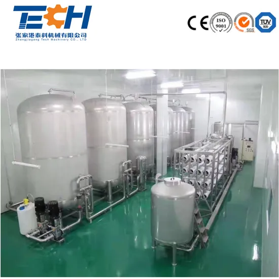 Industrial 8000lph Drinking Ballast Waste Grey Salty Water RO Filter Systems Machinery Plant Water Treatment System