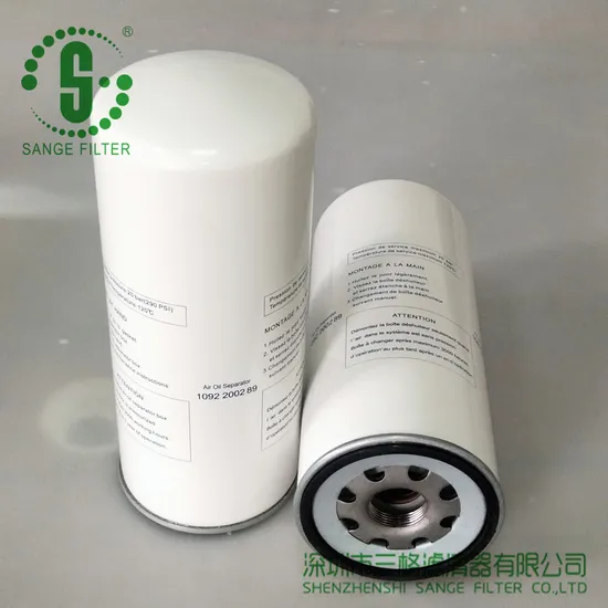 Factory Price Air Compressor Part Oil Separator 1092200289 1625005590 for Atlas Copco