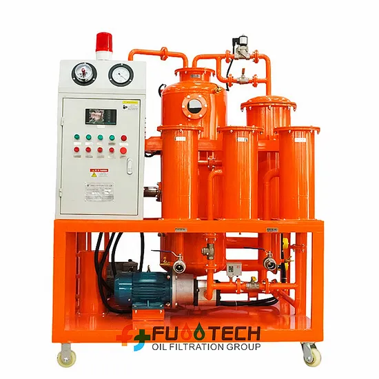 Fuootech 18kw Heating Power Portable Hydraulic Oil Filter Cart Machine