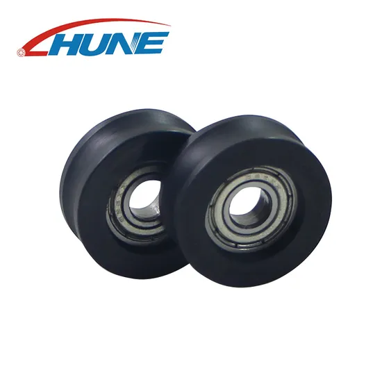 Manufacturer′ S Direct Selling U-Groove Bearing Pulley U0624-9 Rubber Coated Bearing Door and Window Movable Pulley