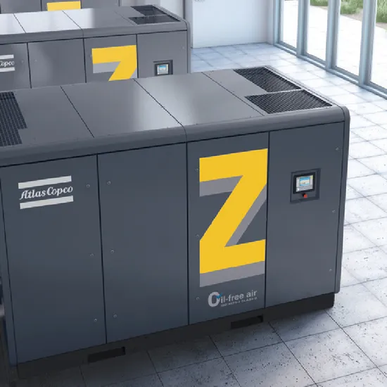 Qualified Remanufactured Atlas Copco Oil Free Air Compressor Zr400-10