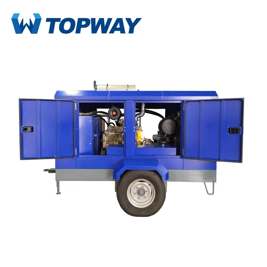 Dm12/10 12m3/Min 10bar Portable Screw Air Compressor with Diesel Engine