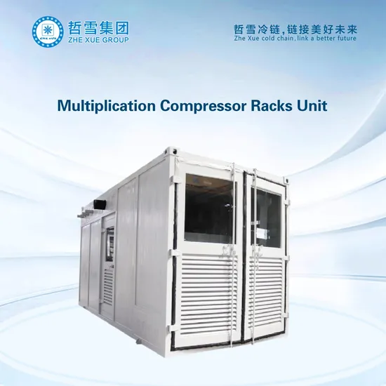 Integrated Condensing Unit Container with Evaporation Condenser