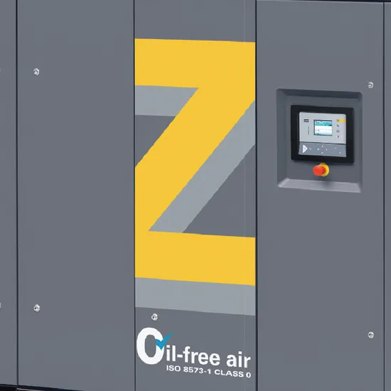 Qualified Remanufactured Atlas Copco Oil Free Air Compressor Zr250-8.6